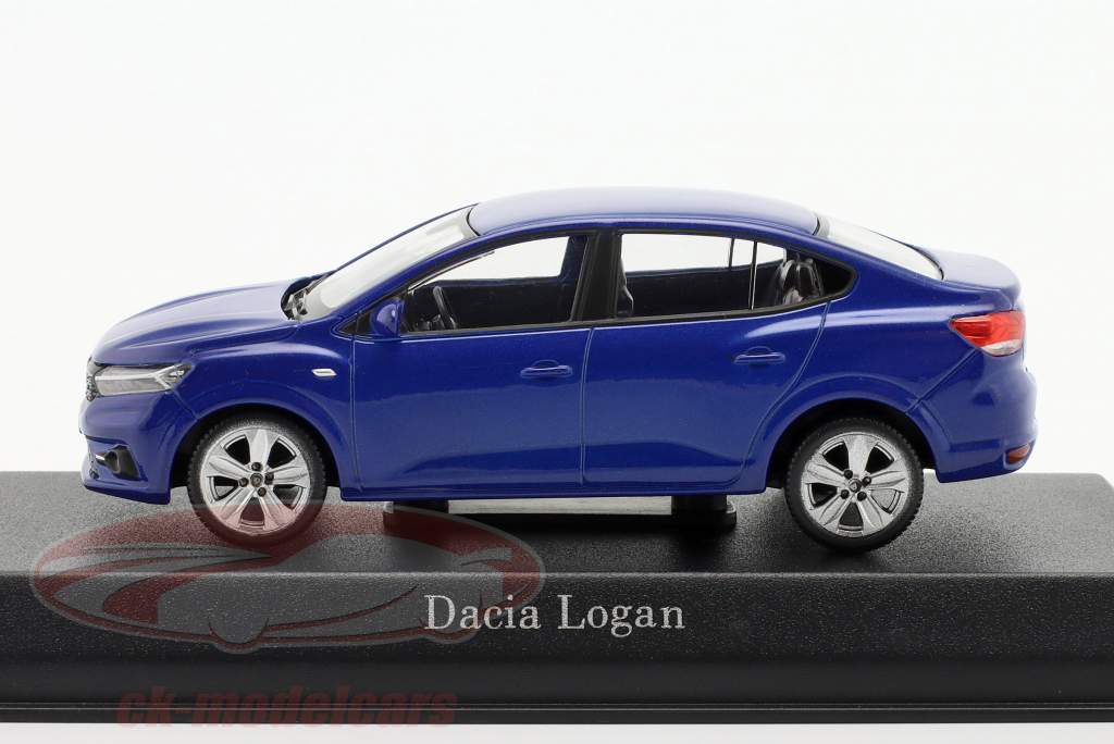 Dacia Logan Année de construction 2021 bleu métallique 1:43 Norev