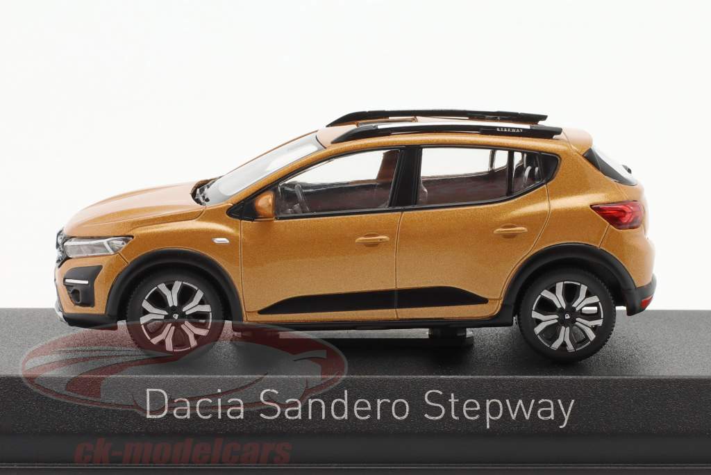 Dacia Sandero Stepway year 2021 orange metallic 1:43 Norev