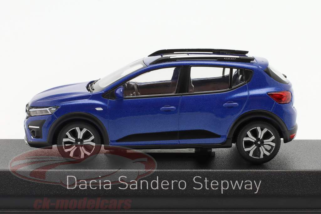 Dacia Sandero Stepway year 2021 blue metallic 1:43 Norev