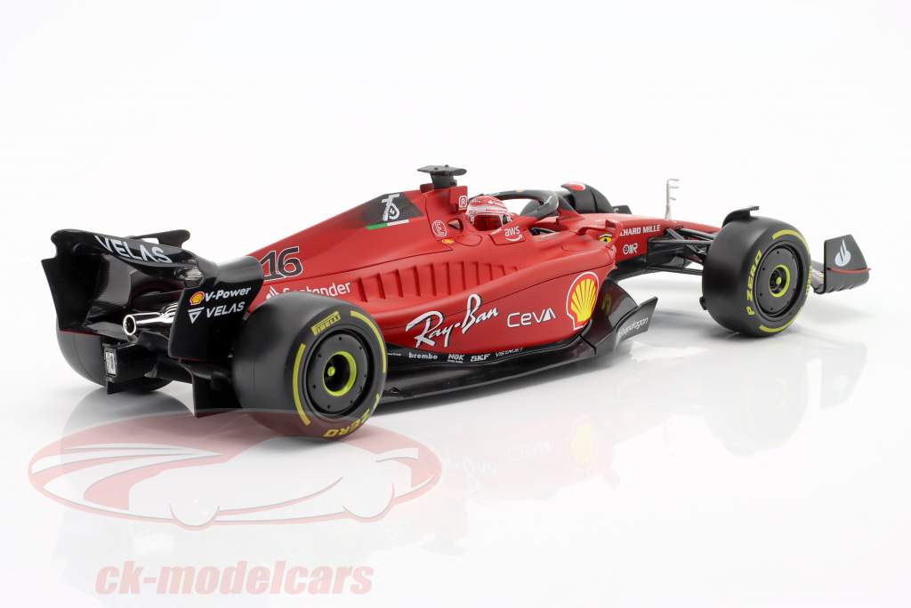 Charles Leclerc Ferrari F1-75 #16 公式 1 2022 1:18 Bburago