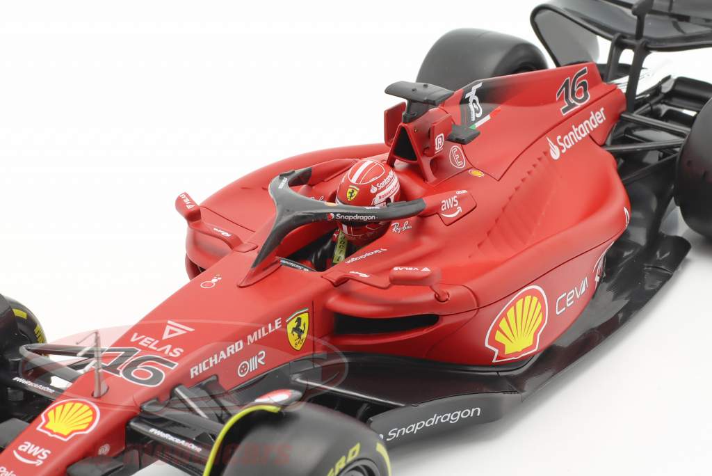 Charles Leclerc Ferrari F1-75 #16 формула 1 2022 1:18 Bburago