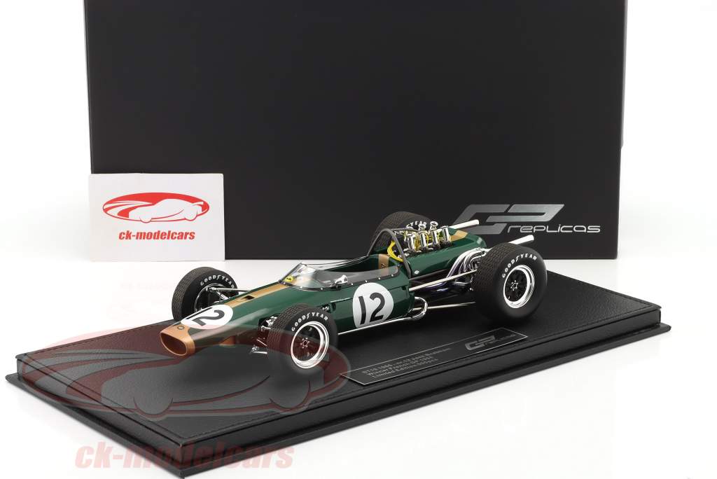 J. Brabham Brabham BT19 #12 Sieger Frankreich GP Formel 1 Weltmeister 1966 1:18 GP Replicas