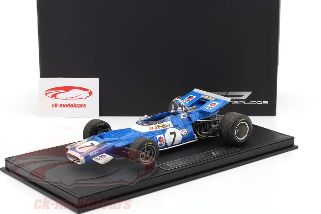 J.-P. Beltoise Matra MS80 #7 2nd Frankreich GP Formel 1 1969 1:18 GP Replicas