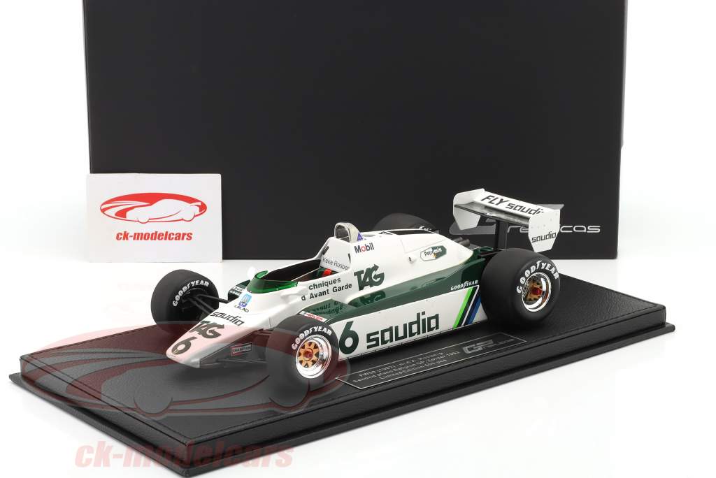 Keke Rosberg Williams FW08 #6 2do Belga GP fórmula 1 Campeón mundial 1982 1:18 GP Replicas
