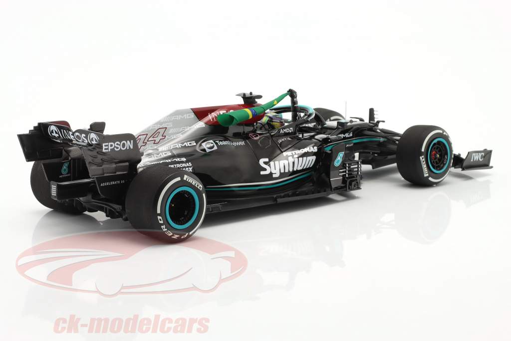 L. Hamilton Mercedes-AMG F1 W12 #44 Sieger Brasilien GP Formel 1 2021 1:18 Minichamps
