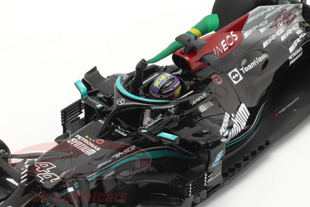 L. Hamilton Mercedes-AMG F1 W12 #44 vinder brasiliansk GP formel 1 2021 1:18 Minichamps