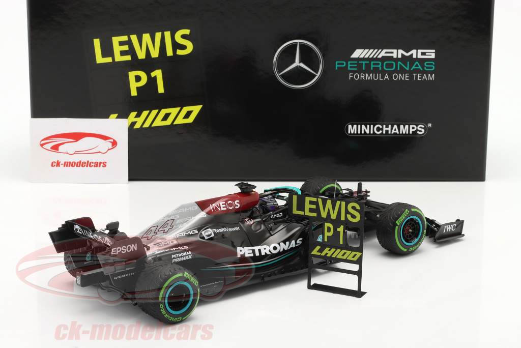 Miniature F1 Minichamps 1/43 – Mercedes AMG Petronas W12 Hamilton, Victoire Sotchi 2021