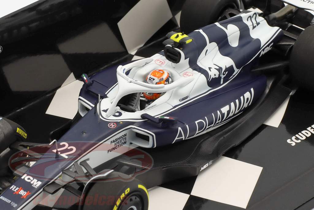 Yuki Tsunoda Alpha Tauri AT03 #22 8th Bahrain GP formula 1 2022 1:43 Minichamps