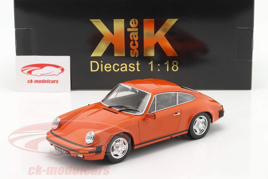 Porsche 911 SC Coupe Año de construcción 1978 naranja 1:18 KK-Scale