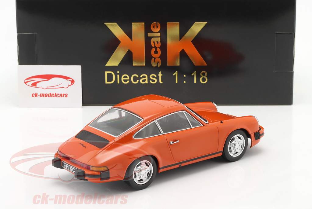 Porsche 911 SC Coupe year 1978 orange 1:18 KK-Scale
