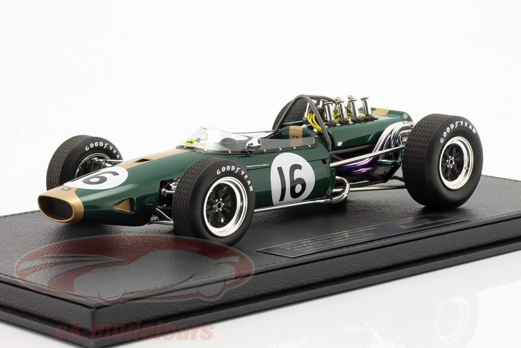 J. Brabham Brabham BT19 #16 vinder hollandsk GP formel 1 Verdensmester 1966 1:18 GP Replicas