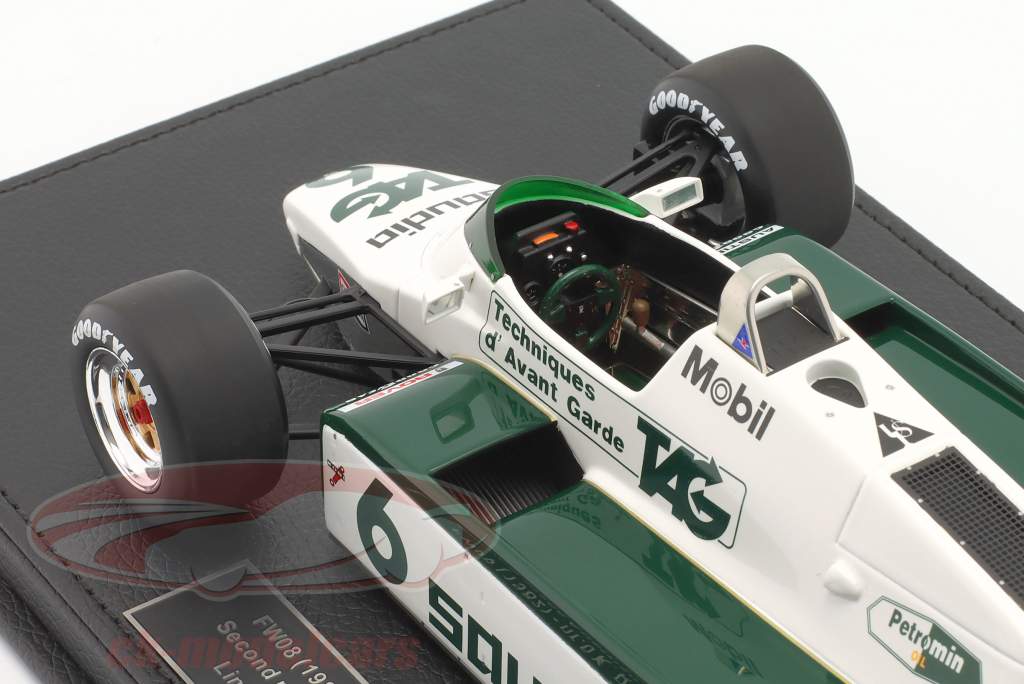 Keke Rosberg Williams FW08 #6 2e Oostenrijk GP formule 1 Wereldkampioen 1982 1:18 GP Replicas