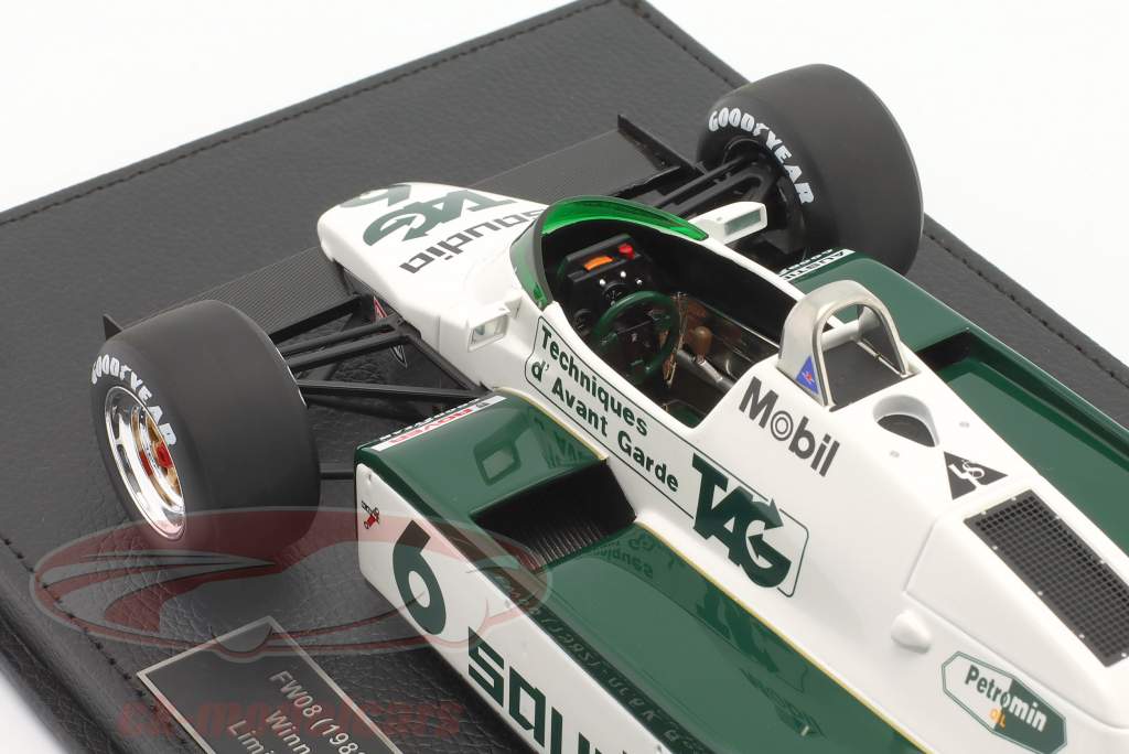 Keke Rosberg Williams FW08 #6 vinder schweizisk GP formel 1 Verdensmester 1982 1:18 GP Replicas