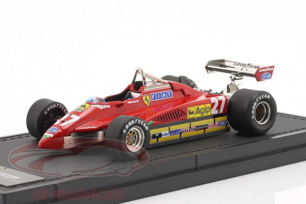 Gilles Villeneuve Ferrari 126C2 #27 Formel 1 1982 1:43 GP Replicas