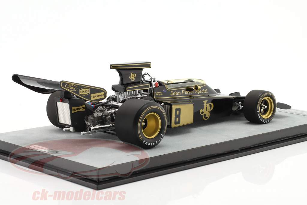 E. Fittipaldi Lotus 72D #8 Sieger British GP Weltmeister 1972 1:18 Tecnomodel