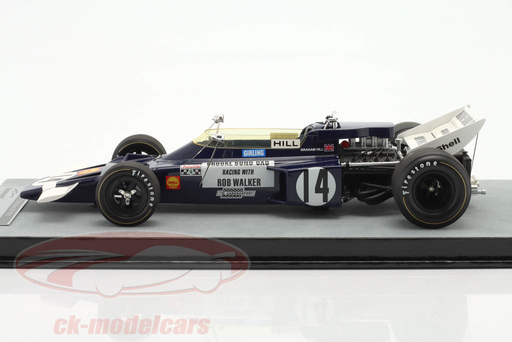 Graham Hill Lotus 72C #14 México GP 1970 1:18 Tecnomodel