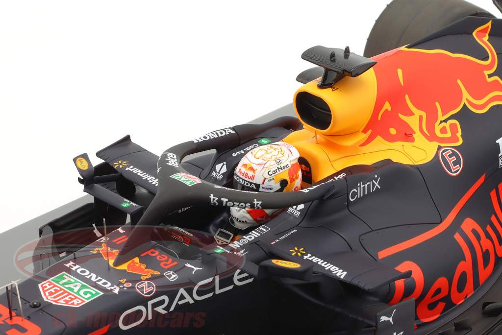 Max Verstappen Red Bull RB16B #33 Winner Abu Dhabi formula 1 World Champion 2021 1:12 Spark