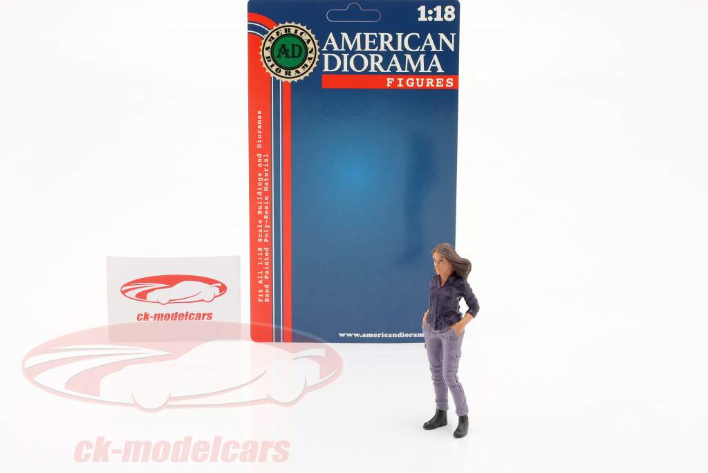 Car Meet serie 3 figur #5 1:18 American Diorama