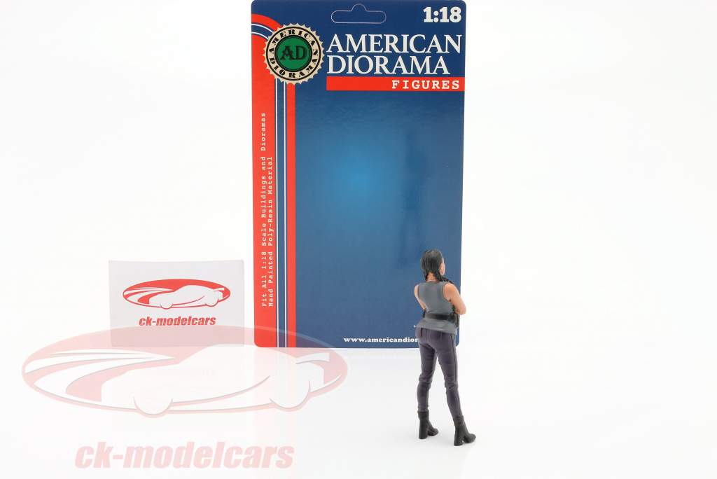Car Meet serie 3 figura #7 1:18 American Diorama