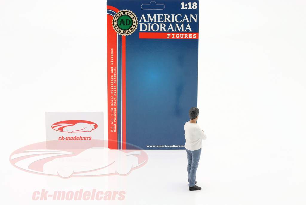 Car Meet serie 3 figura #8 1:18 American Diorama