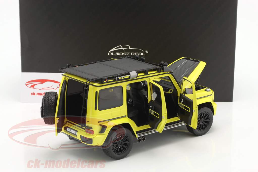 Brabus clase g Mercedes-Benz AMG G63 2020 amarillo / negro 1:18 Almost Real