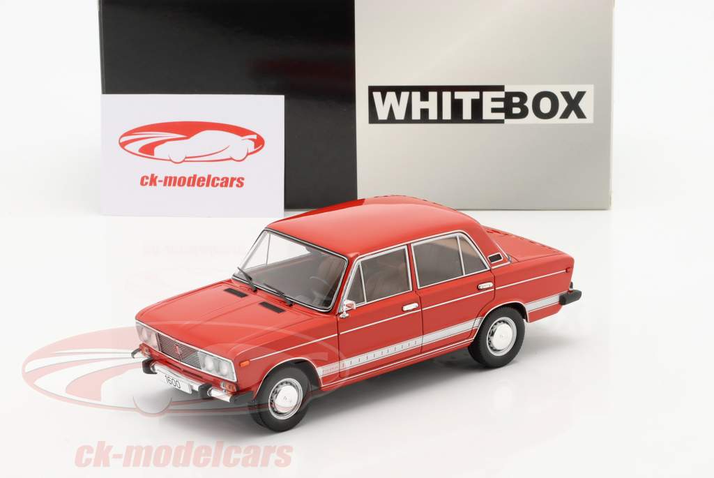 Lada 1600 LS Año de construcción 1976 rojo 1:24 WhiteBox