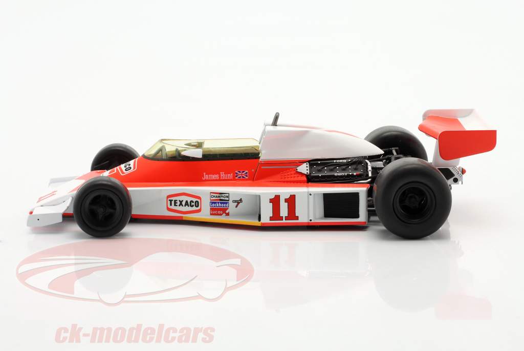 James Hunt McLaren M23 #11 ganador Canadá GP fórmula 1 Campeón mundial 1976 1:24 Ixo