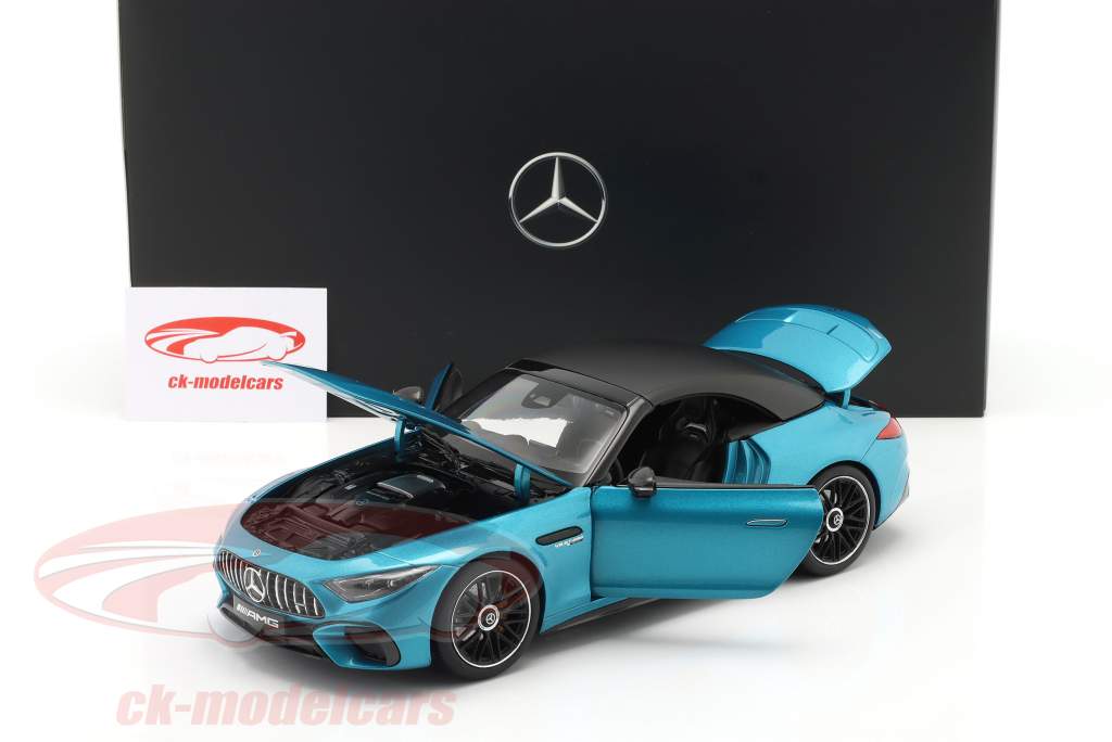 Mercedes-Benz AMG SL 63 4Matic+  Roadster (R232) 2022 hyperblau 1:18 iScale