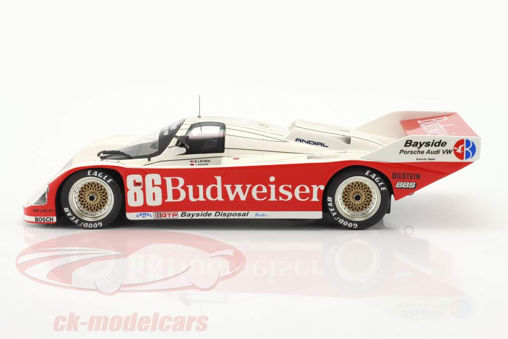 Porsche 962 #86 Sieger 12h Sebring 1987 Mass, Rahal 1:18 TrueScale