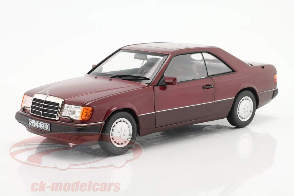 Mercedes-Benz 300 CE-24 Coupe (C124) Année de construction 1988-1992 rouge almandin 1:18 Norev