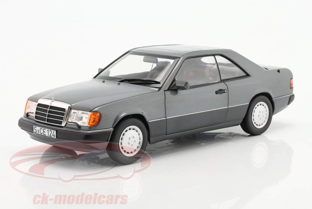 Mercedes-Benz 300 CE-24 Coupe (C124) Byggeår 1988-1992 perlegrå 1:18 Norev