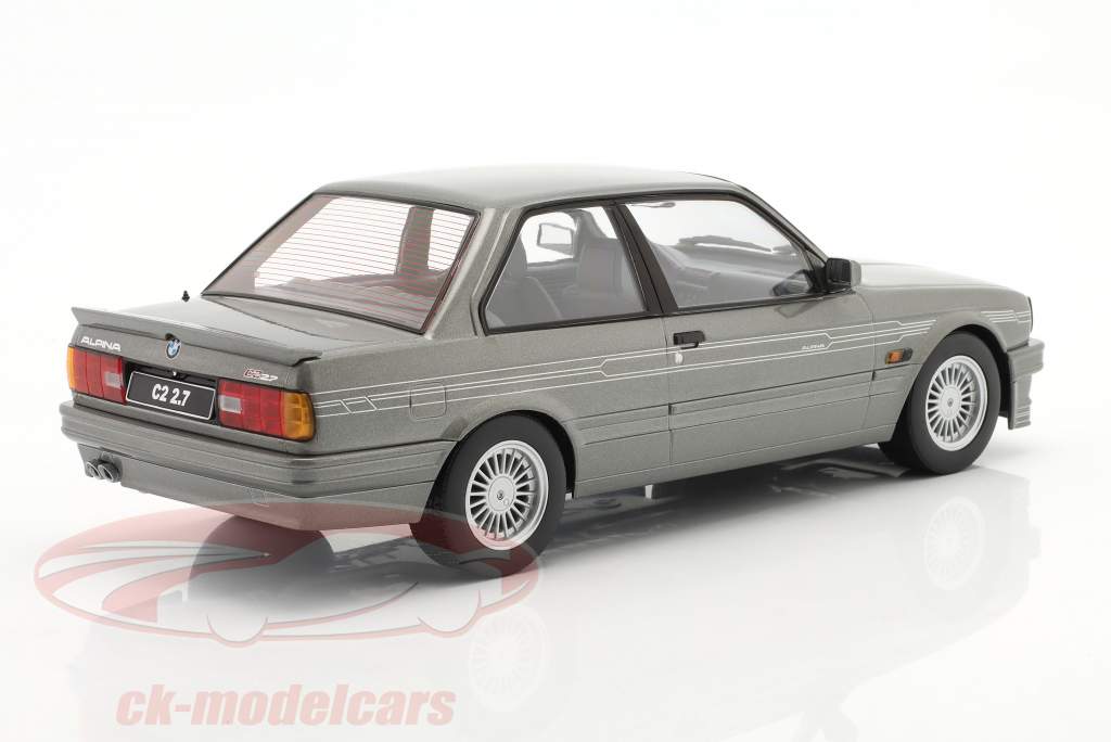 BMW Alpina C2 2.7 E30 Año de construcción 1988 Gris metálico 1:18 KK-Scale