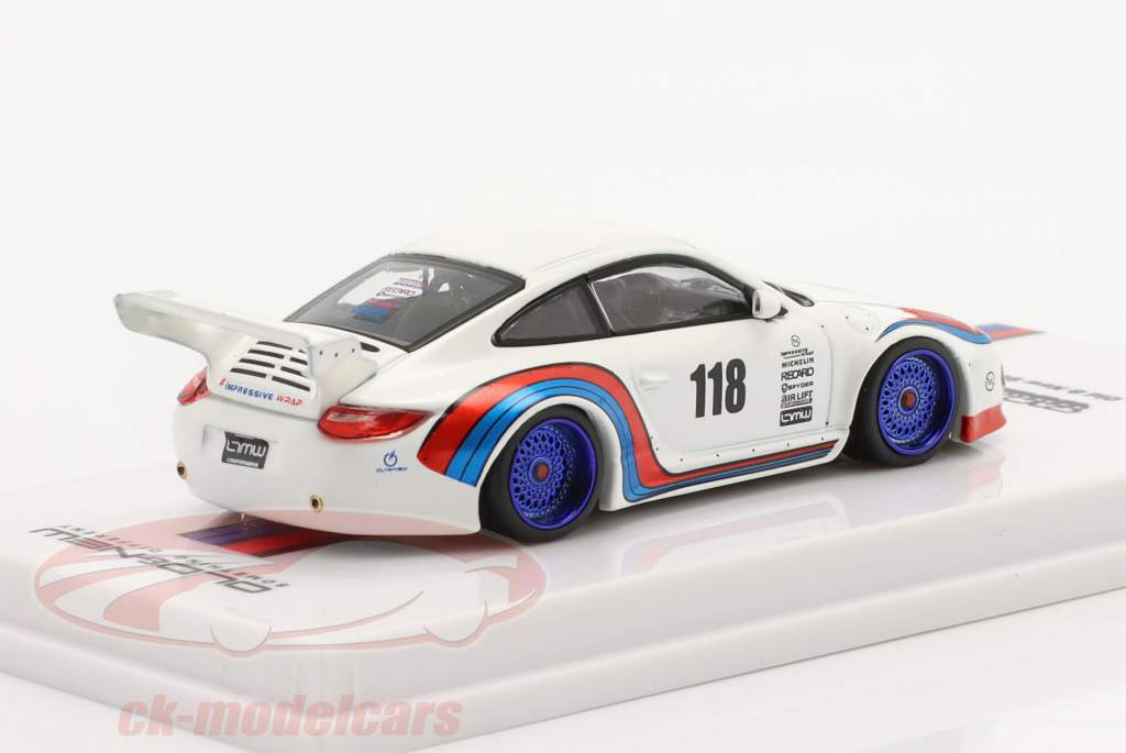 Porsche "Old & New 997" #118 Martini White 1:64 Tarmac Works