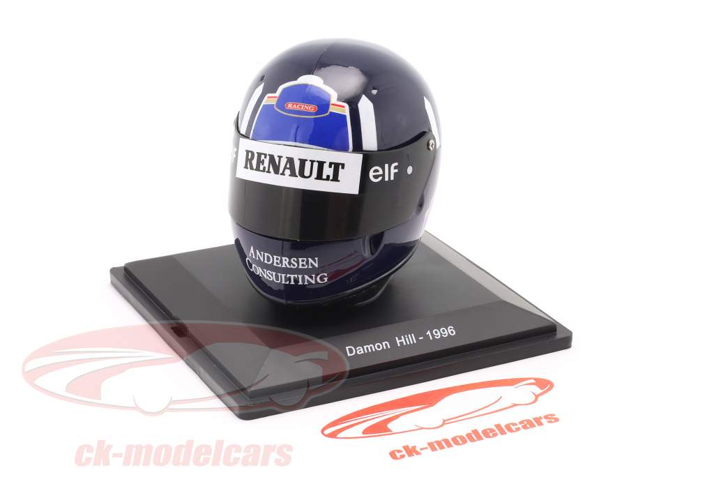 D. Hill #5 Williams Renault formel 1 Verdensmester 1996 hjelm 1:5 Spark Editions