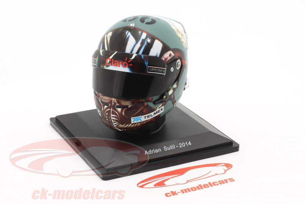 Adrian Sutil #99 Sauber F1 Team формула 1 2014 шлем 1:5 Spark Editions