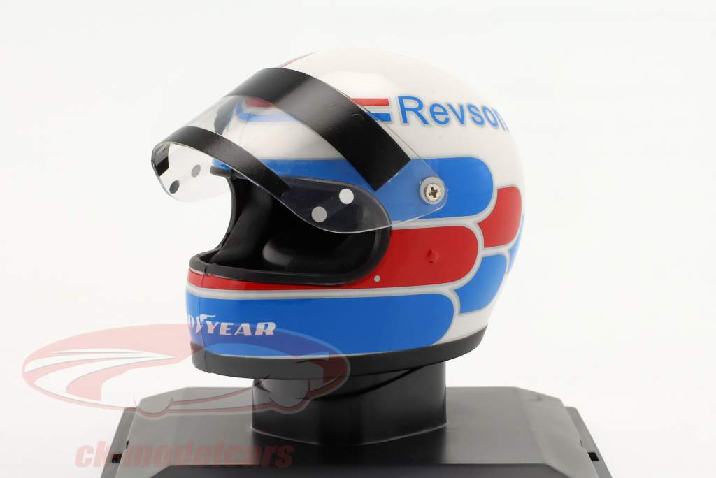 Peter Revson Yardley Team McLaren formula 1 1973 helmet 1:5 Spark
