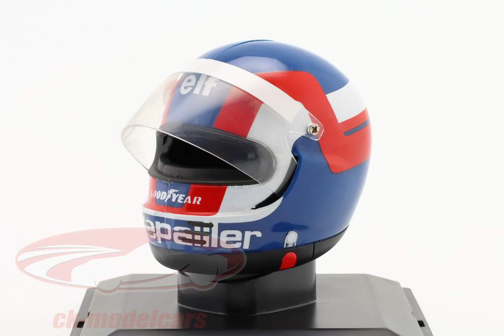 Patrick Depailler #25 Ligier Gitanes formula 1 1979 helmet 1:5 Spark Editions