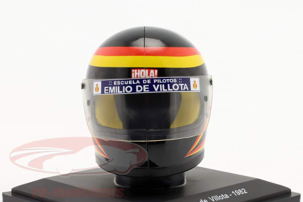 Emilio de Villota #19 LBT Team March Fórmula 1 1982 capacete 1:5 Spark Editions
