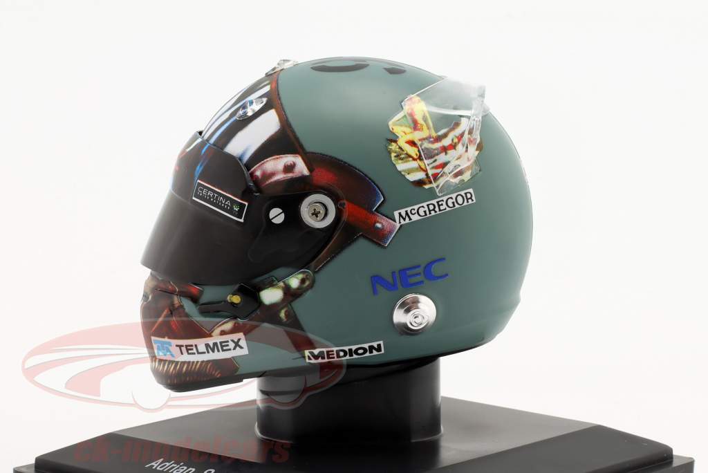 Adrian Sutil #99 Sauber F1 Team 公式 1 2014 头盔 1:5 Spark Editions