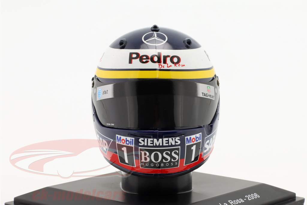 Pedro de la Rosa #4 Team McLaren Mercedes formula 1 2006 helmet 1:5 Spark Editions