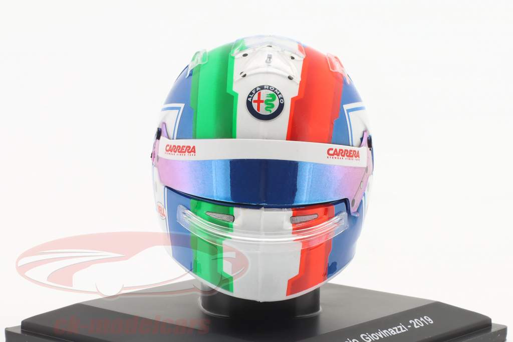 A. Giovinazzi #99 Alfa Romeo Racing formel 1 2019 hjelm 1:5 Spark Editions