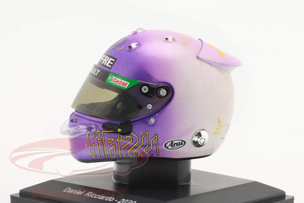 Daniel Ricciardo #3 Renault DP World formula 1 2020 helmet 1:5 Spark Editions