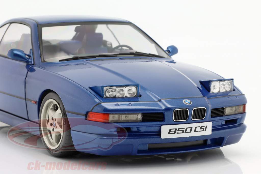 BMW 850 CSI (E31) Baujahr 1990 tobagoblau 1:18 Solido