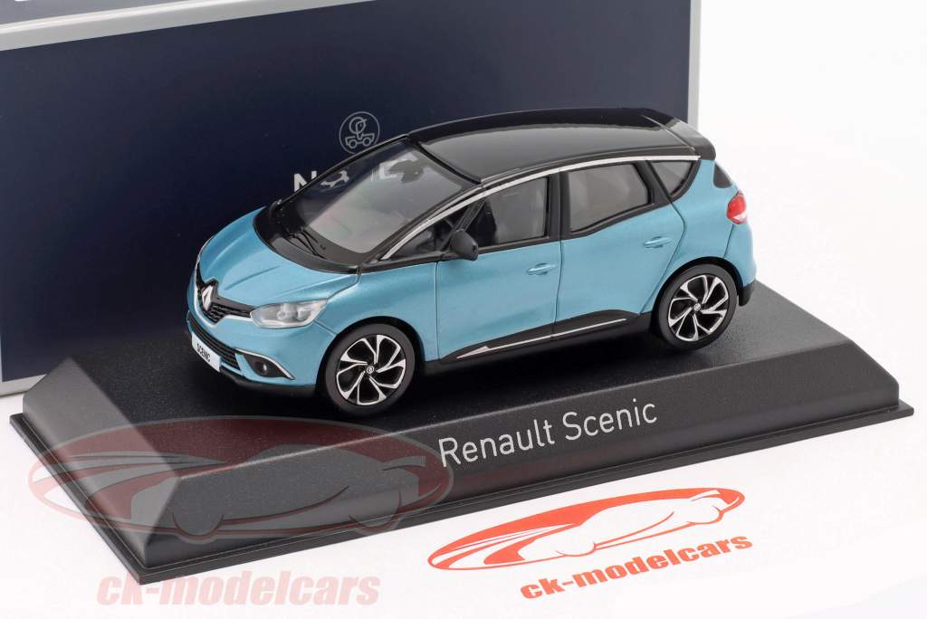 Renault Scenic Año de construcción 2016 Azul claro metálico 1:43 Norev