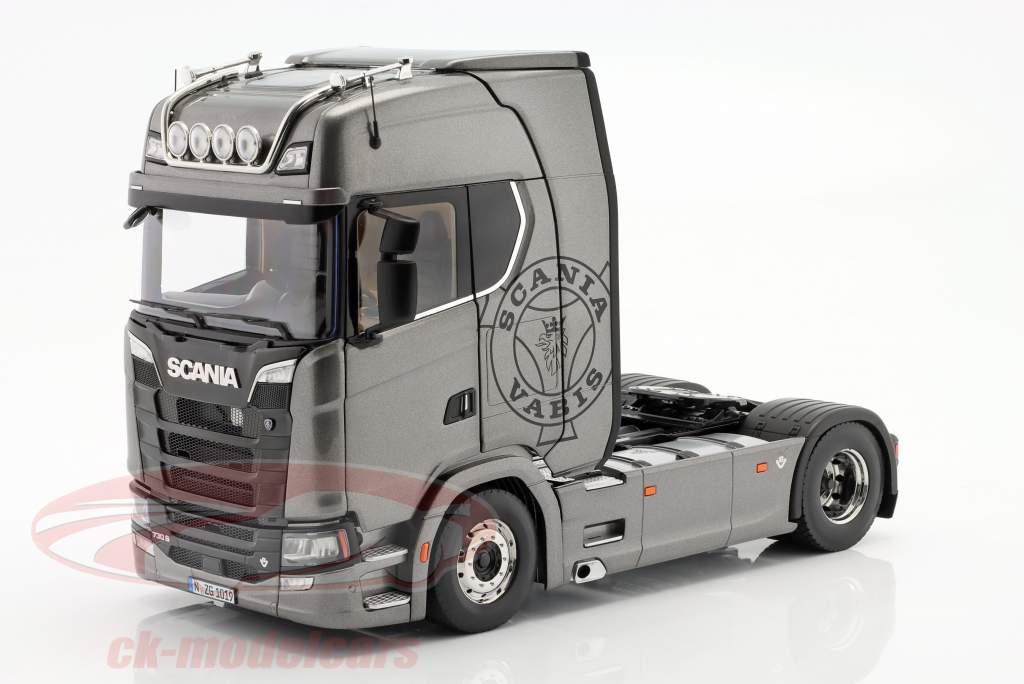Scania V8 730S 4x2 tractor unit grey 1:18 NZG