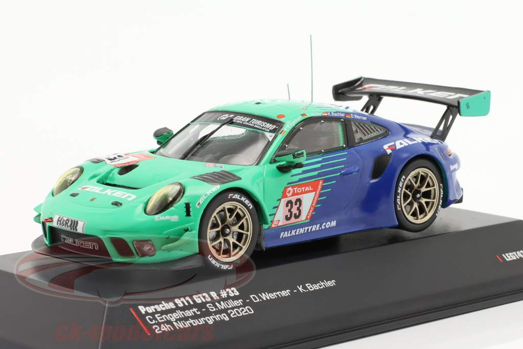 Porsche 911 GT3 R #33 24h Nürburgring 2020 Falken Motorsports 1:43 Ixo