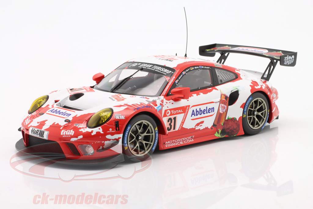 Ixo 1:18 Porsche 911 GT3 R #31 24h Nürburgring 2019 Frikadelli 