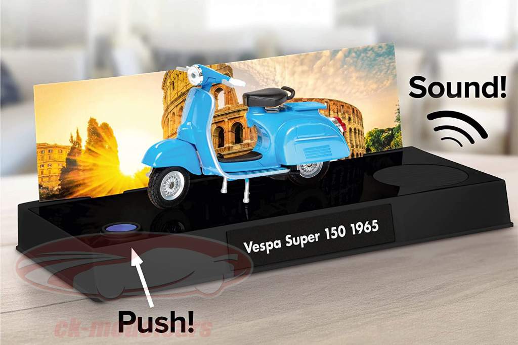 Vespa Calendario de adviento: Vespa Super 150 1965 azul 1:18 Franzis
