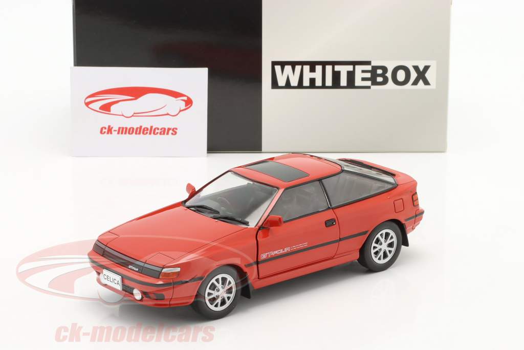 Toyota Celica GT Four RHD Byggeår 1986 rød 1:24 WhiteBox