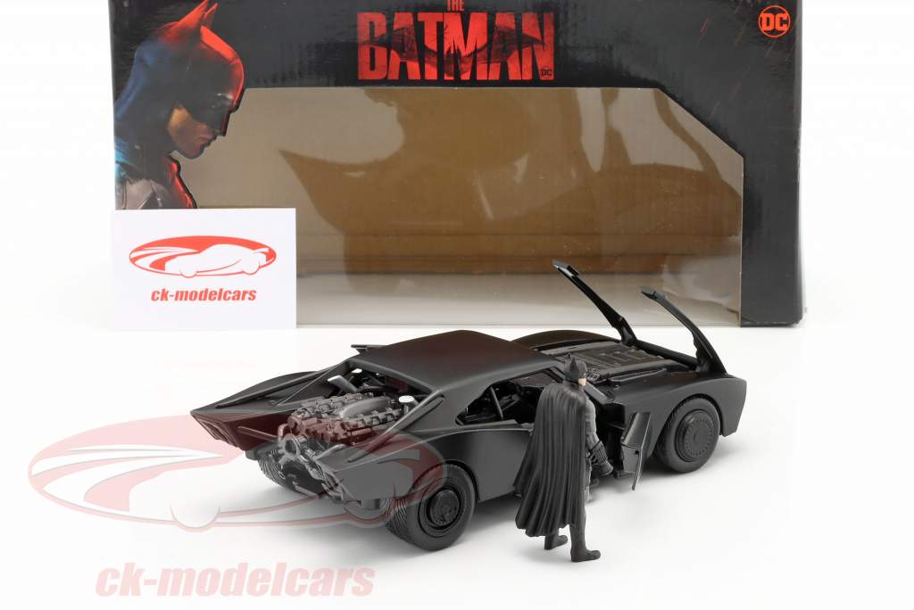 Batmobile Med Batman figur Film The Batman (2022) sort 1:24 Jada Toys